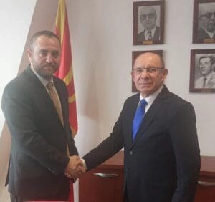 Chief Prosecutor Kocevski meets caretaker Minister Toshkovski