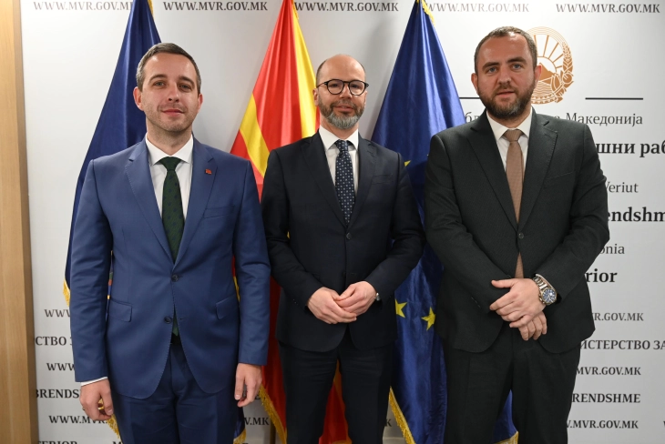 Toshkovski and Bojmacaliev meet Slovenian Ambassador Presker