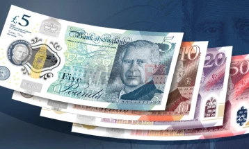 Излегуваат банкнотите со ликот на британскиот крал Чарлс