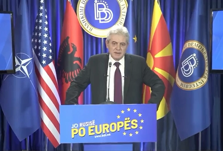 Ahmeti: Ndryshime kushtetuese për zgjedhjen e presidentit në Kuvend dhe përfshirjen e bullgarëve ose BDI nuk do të marrë pjesë në qeveri