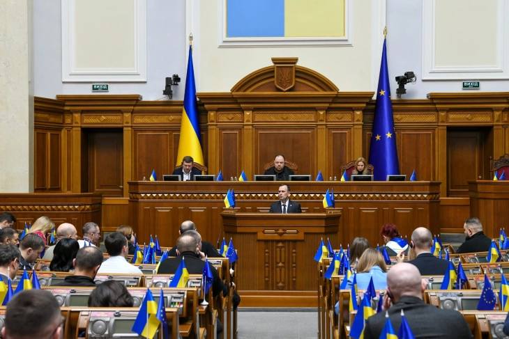 Митрески од Врховната рада на Украина: Како и досега низ историјата, демократските вредности ќе ја победат агресијата