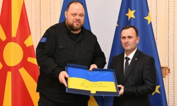 Митрески - Стефанчук: Северна Македонија и Украина што поскоро да станат членки на ЕУ, а парламентите да ги спроведат неопходните законски измени за тоа
