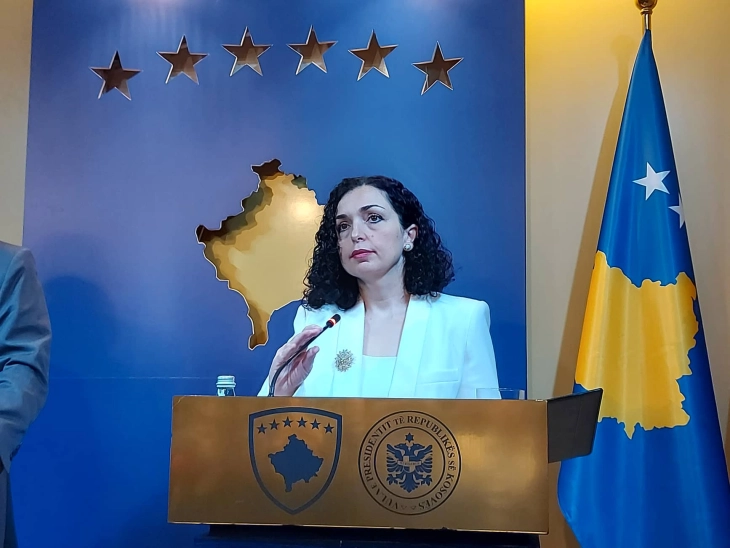 Vjosa Osmani: Kosova është me Ukrainën, e dimë se sa është i lartë çmimi për lirinë