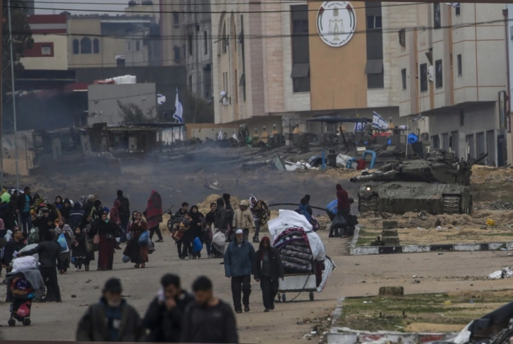 Египет гради втор камп за раселените Палестинци во градот Кан Јунис во јужна Газа