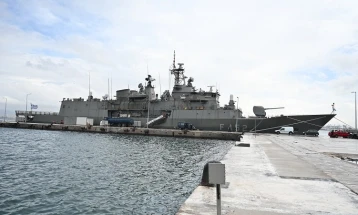 Фрегата на грчката воена морнарица отплови кон Црвеното море за да учествува во европската операција „Аспидес“