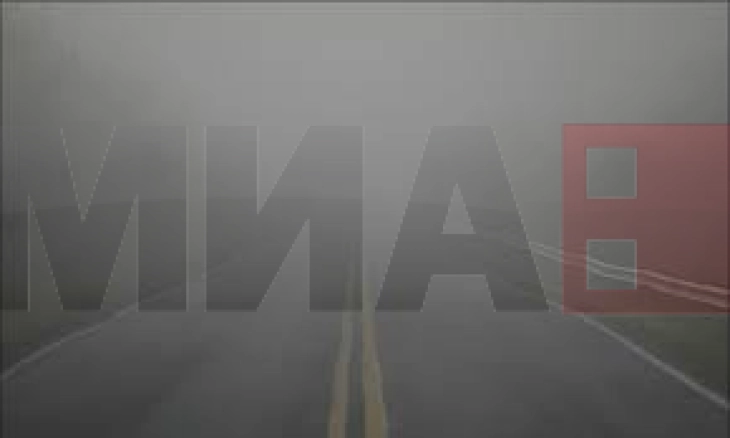 Mjegull në rrugët Lisec-Kodra e Diellit