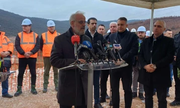 Xhaferi expects Gostivar-Kichevo highway to be completed by 2027