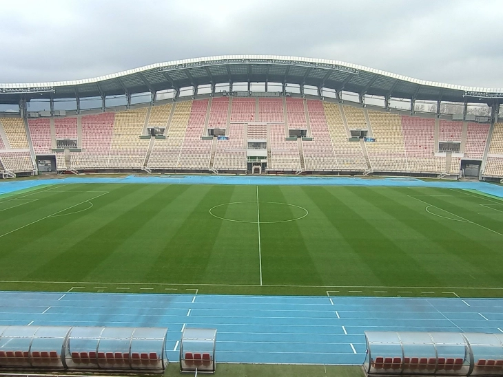 ФФМ го предаде во употреба новиот хибриден терен на Арената „Тодор Проески“