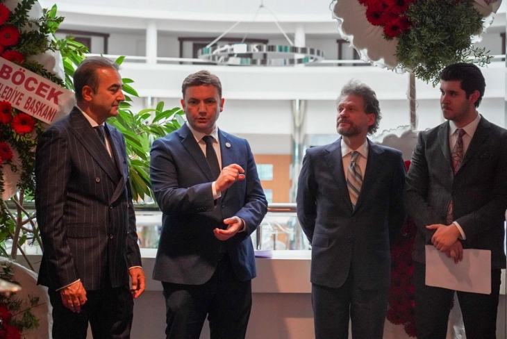 FM Osmani opens honorary consulate in Antalya