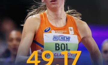 Холанѓанката Бол постави светски рекорд на 400 метри во сала