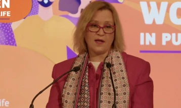 Deputy PM Grkovska addresses ‘Women in Public Life’ forum in Brussels