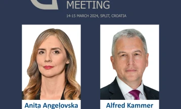 Средба Ангеловска-Бежоска − Камер: Довербата во Народната банка резултат на прудентната монетарна политика и на транспарентноста