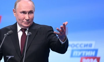 Во победничкиот говор, Путин вети дека ќе ја продолжи војната против Украина