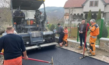 Заврши првата фаза од изградбата на локални патишта во каменичкото село Моштица
