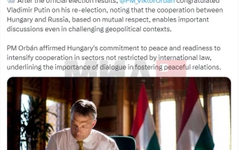 Viktor Orban e uroi Putinin për fitoren në zgjedhje
