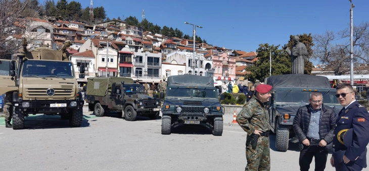 Отворен ден со Армијата на Република Северна Македонија на Градскиот плоштад во Охрид