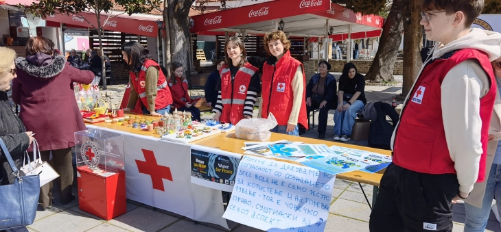 Стоп за трката со глисери на Охридското Езеро, порака од Охрид на одбележувањето на Светскиот ден на водата