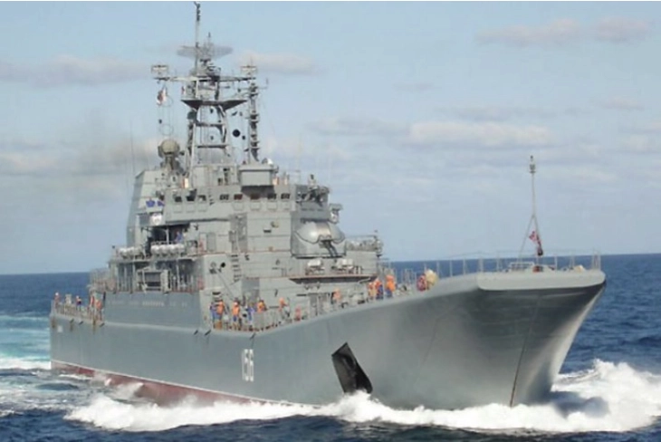 Ukraine says attack struck two Russian warships in Sevastopol