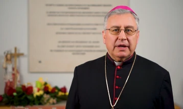 Велигденска честитка на Киро Стојанов, Скопски бискуп и Струмичко – скопски епарх
