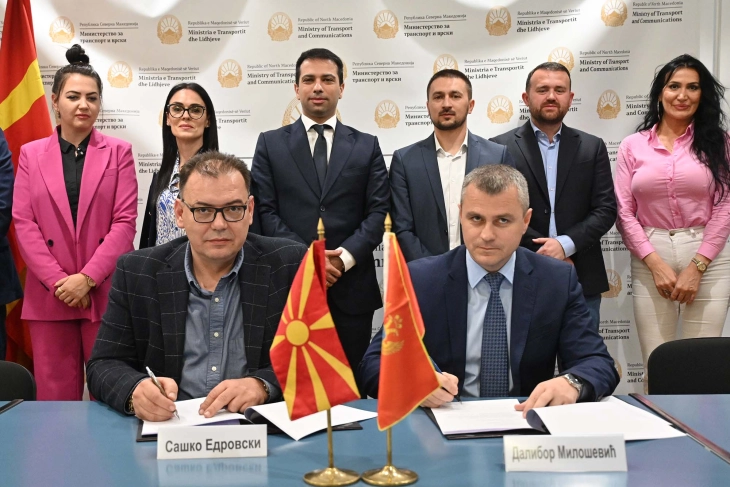 North Macedonia, Montenegro sign protocol on liberalization of freight transport to and from third countries