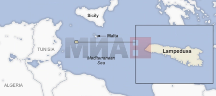 Тројца мигранти исчезнаа во близина на Лампедуза, меѓу нив и едно четиримесечно бебе