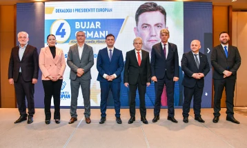European Front signs declaration in support of Decalogue of presidential candidate Osmani