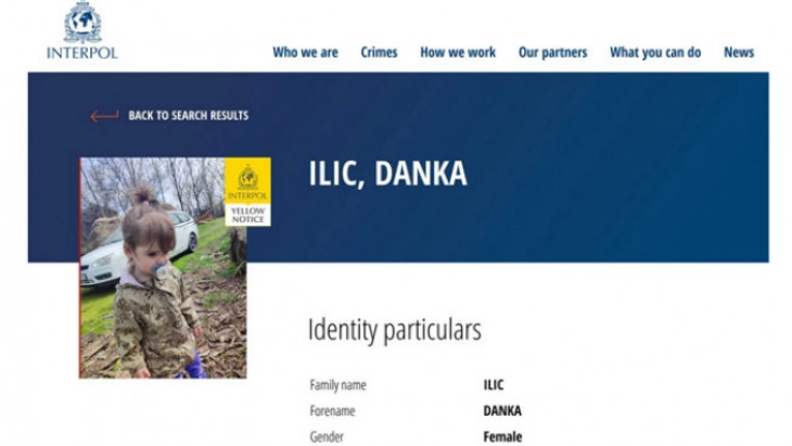 Интерпол распиша жолта потерница за исчезнaтата Данка Илиќ од Србија