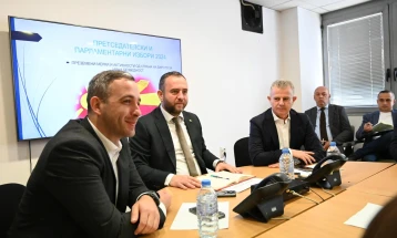 Minister Toshkovski meets operational HQ for implementation of 2024 elections