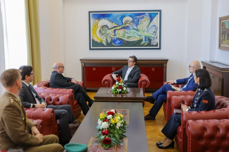 President Pendarovski meets UK Special Envoy Peach