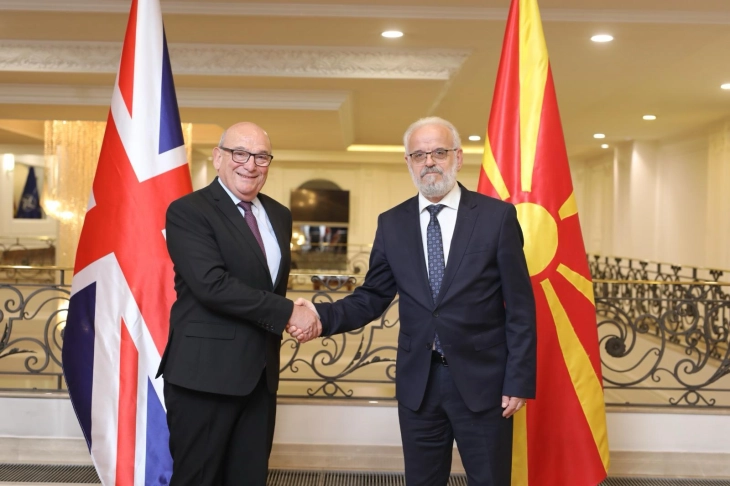 Xhaferi - Peach: North Macedonia and UK partners and allies committed to security through unity