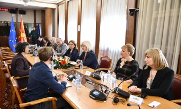 Komiteti i Përbashkët Parlamentar në takim me eurodeputeten Tineke Shtrik