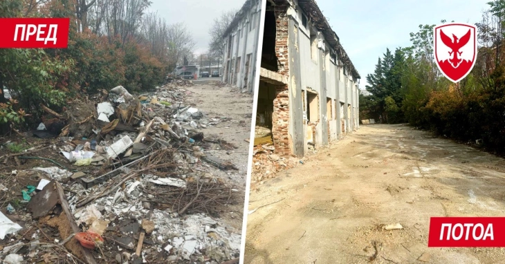 Герасимовски: Расчистена е дивата депонија во Капиштец, спроти Католичка црква