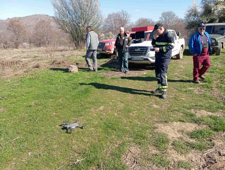 Изгаснат пожарот кај месноста Губенек во беровското село Русиново