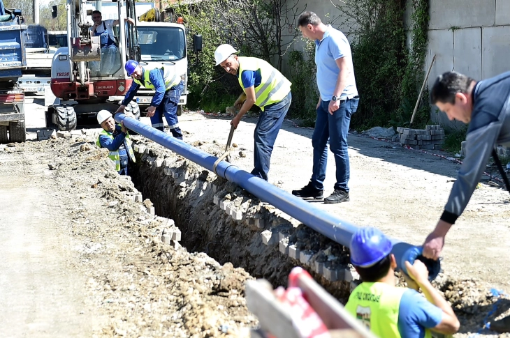 Град Скопје: Активности за обнова на водоводната мрежа во населеното место Економија 