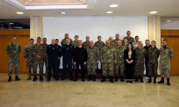 Обука од ГШ на грчката одбрана за вооружените сили на Северна Македонија за стандардизација и одбранбено планирање на НАТО