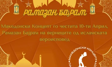 Urim nga Koncepti maqedonas me rastin e Ramazan Bajramit
