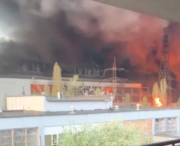 Në një sulm të madh rus është shkatërruar një nga elektranat  më të mëdha në Ukrainë
