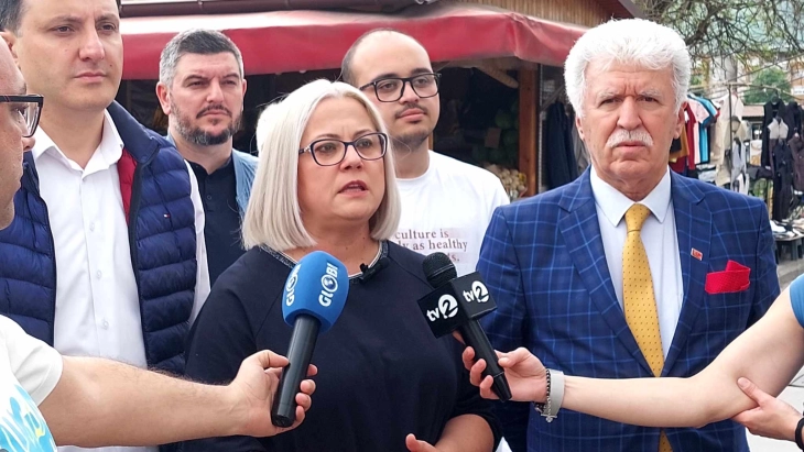 Дафина Стојаноска од гостиварци побара поддршка за Силјановска-Давкова