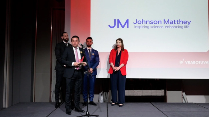 „Џонсон Мети” прогласен за најпосакуван Работодавач за 2023 година – странски инвестиции