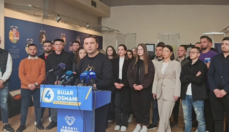 Osmani says VMRO-DPMNE slogan 'Macedonia Yours Again' chauvinistic