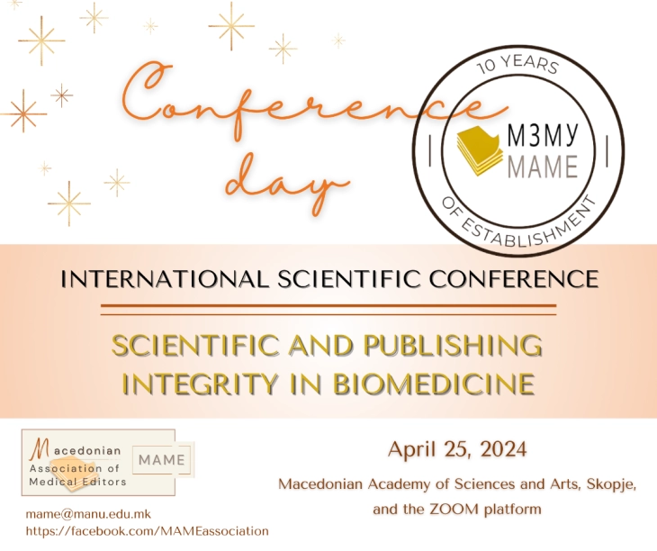 Меѓународна конференција „Научен и публицистички интегритет во биомедицината“ во МАНУ