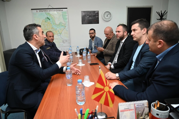 Toshkovski për vizitë në NjPB Qendër dhe Bit Pazar