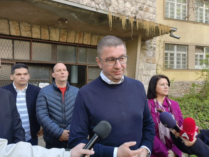 Mickoski: Massive turnout amid possible SDSM and DUI boycott in second round of elections