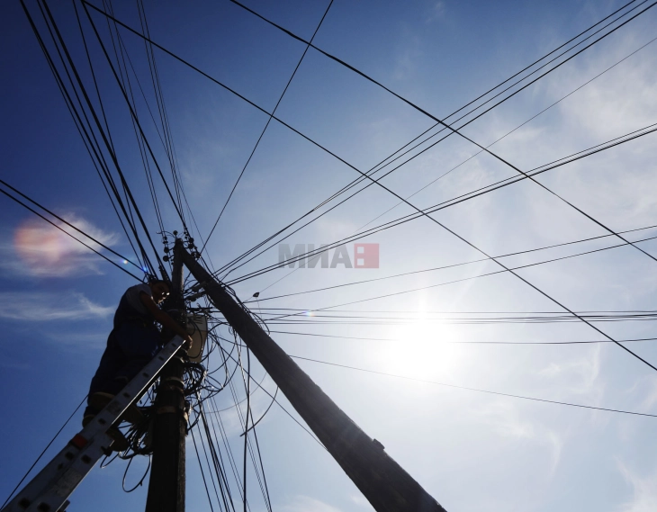 Pa energji elektrike disa pjesë të Komunave të Shkupit, Petrovec, Gjorçe Petrov dhe Saraj