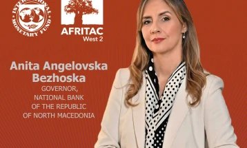 Ангеловска-Бежоска: Оцената на ММФ е дека Народната банка е добар пример за транспарентност и отчетност во примената на Кодексот за транспарентност на ММФ
