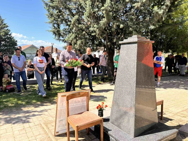 Одбележана 23-та годишнина од смртта на припадникот на безбедносните сили, Роберт Петковски