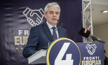 Ali Ahmeti në Çair: Ne kundërshtar e kemi VMRO-në, votuesit e opozitës shqiptare të votojnë Frontin Europian