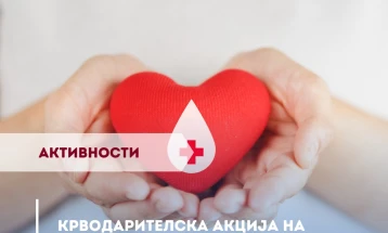 Крводарителска акција на ССНМ по повод Светскиот ден на слободата на медиумите