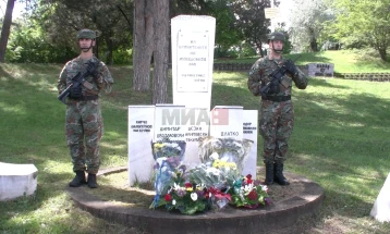 Штип одбележа 23 години од загинувањето на Димитар Двојаковски и Влатко Петров