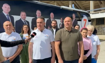 Димитриевски во Тетово: Ја бараме поддршката од граѓаните за работите да не бидат  како досега